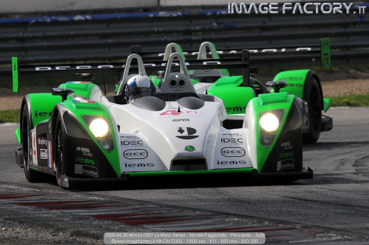 2008-04-26 Monza 0397 Le Mans Series - Nicolet-Faggionato - Pescarolo - Judd